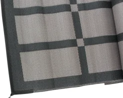 Eurotrail 400 x 250 Patio Mat Zeltteppich - Black/Grey