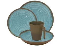 Eurotrail Ocean Melamine 16 Teilig Camping Geschirr