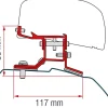 Fiamma Adapter F40Van Ford Custom L2