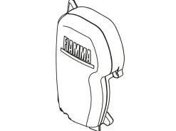 Fiamma Endkappe Kassette links F45S Polar White