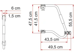 Fiamma Security 46 Pro Einstiegsgriff