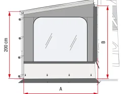 Fiamma Side W Pro Seitenwand F45