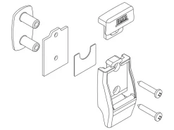 Fiamma Stützfußhalter Aluminium