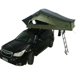 FjällVila UppLöv 140L Softtop-Dachzelt - Khaki-Grün