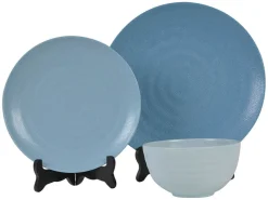 Flamefield Shades of Blue 12-teiliges Geschirrset