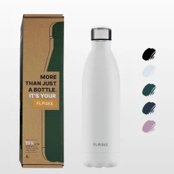 FLASKE 1 liter Trinkflasche aus Edelstahl - Ice