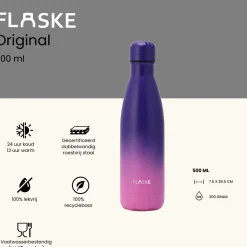 FLASKE 500 ml Trinkflasche aus Edelstahl - Gradient