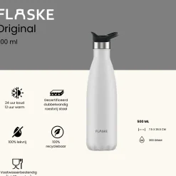 FLASKE 500 ml Trinkflasche aus Edelstahl - Ice