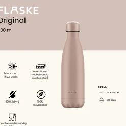 FLASKE 500 ml Trinkflasche aus Edelstahl - Cloud