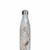 FLASKE 500 ml Trinkflasche aus Edelstahl - Marble Shine