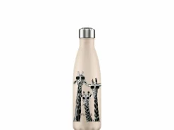 FLASKE 500 ml Trinkflasche aus Edelstahl - Giraffe