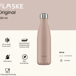 FLASKE 500 ml Trinkflasche aus Edelstahl - Cloud