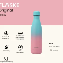 FLASKE 500 ml Trinkflasche aus Edelstahl - Gradient Spring