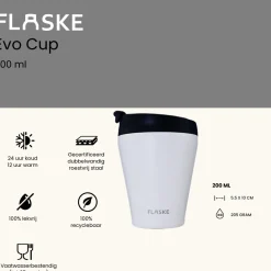 FLASKE 200 ml Kaffeebecher aus Edelstahl - Ice