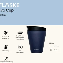 FLASKE 200 ml Kaffeebecher aus Edelstahl - Shade