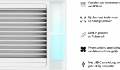 FlinQ 800 ml Tisch-Luftkühler