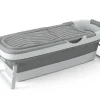 FlinQ Faltbare Badewanne - Grey/White