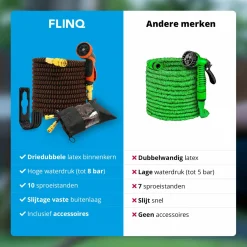 FlinQ Flexibler Gartenschlauch - 30 Meter