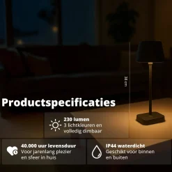 FlinQ Lume Kabellose Tischlampe - Green
