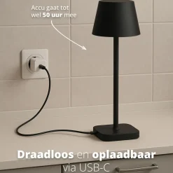 FlinQ Lume Kabellose Tischlampe - Green