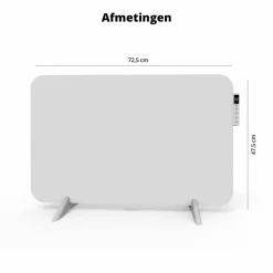 FlinQ Smart Infrarot-Heizung 450W - Weiß