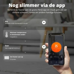FlinQ Smart Infrarot-Heizung 450W - Weiß