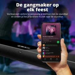 FlinQ Soundbar mit integriertem Subwoofer