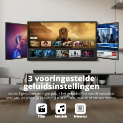 FlinQ Soundbar mit integriertem Subwoofer
