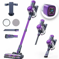 FlinQ V12 Akku-Staubsauger mit Handstaubsauger - Purple