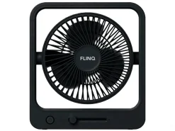 FlinQ Wiederaufladbarer Tischventilator - Black