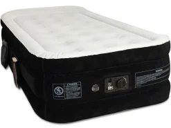 FLOAT Versavento 1-Personen-Luftbett mit Pumpe und Seitentaschen