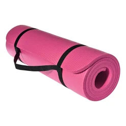 ForzaFit 12 mm Yogamatte mit Tragegurt - Pink