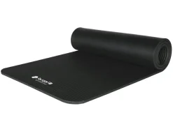 ForzaFit 12 mm Yogamatte mit Tragegurt - Black