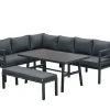 Garden Impressions Bleco II Lounge-Dining Set - Black