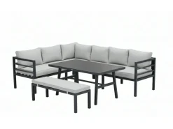 Garden Impressions Bleco II Lounge-Diningset - desert sand