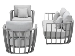 Garden Impressions Cosenza Sessel-Sofa-Loungeset