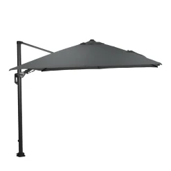 Garden Impressions Hawaii Deluxe quadrat Sonnenschirm - Grey
