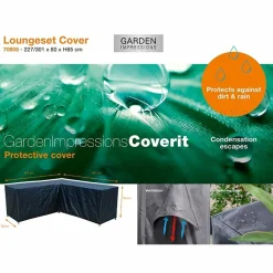 Garden impressions lounge-set schutzhülle l 227/301x80xh65 cm