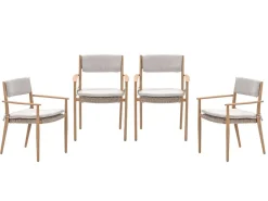 Garden Impressions Paris Teak Look Gartenstuhl - Set von 4