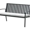 Garden Impressions Pisa Parkbank - Carbon Black
