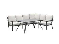 Garden Impressions Senja Rechts Desert-Sand Lounge-Diningset