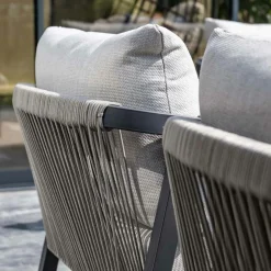 Garden Impressions Tarera dunkelgraues 4-teiliges Lounge-Set