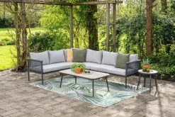 Garden Impressions Teramon Eckset - 4-Teilig - Dark Grey