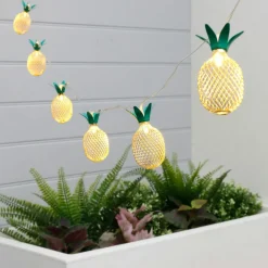 Gardenwize 10 Ananas LED Lichter Solar Lichterkette