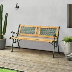 Gartenbank Sanremo 2 Sitzer Bank aus lackiertem Holz