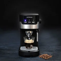 Gastronoma 18110002 Espressomaschine mit Milchaufschäumer