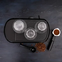 Gastronoma 18110002 Espressomaschine mit Milchaufschäumer