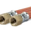 Gimeg 1,5 Meter 1/4" links PVC Gasschlauch
