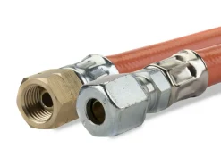 Gimeg 1,5 Meter 1/4 Zoll links x 6/8 mm PVC Gasschlauch
