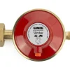 Gimeg Kombi x 1/4"li 50 mbar Gasdruckregler mit Abblasschutz